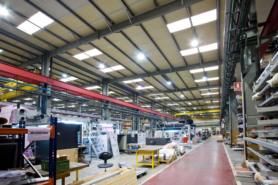 Construcció nau industrial amb Estructures Metàl·liques Comexi
