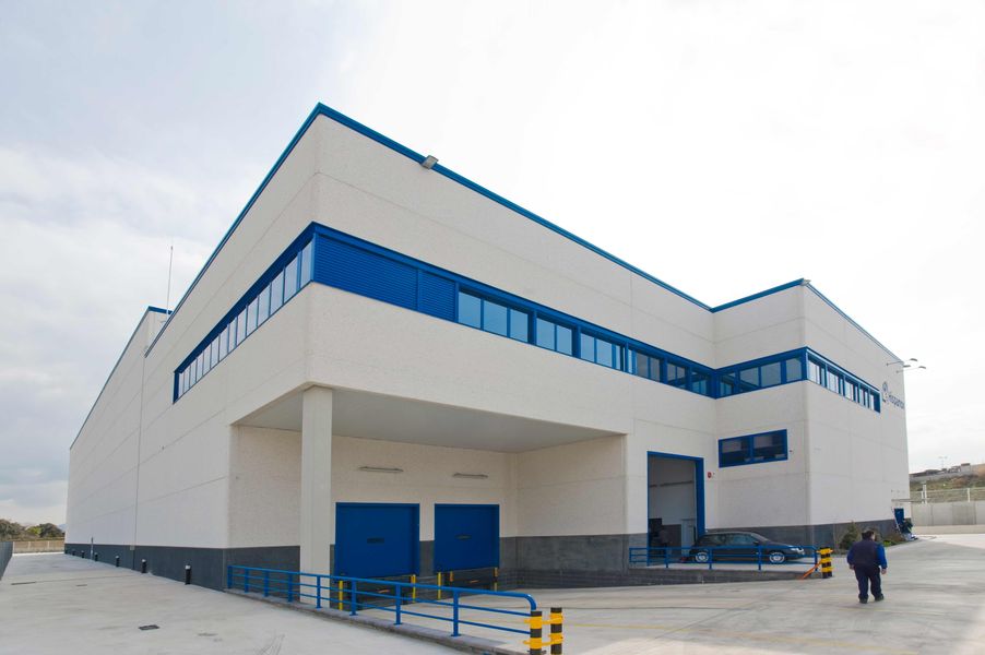 Construcció plataforma logística prefabricada Hispanox