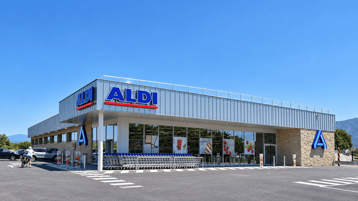 Enginyeria i construcció d’un establiment comercial Aldi de 1.600 m² a Oppède, a l’entorn d’Avignon